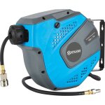 Stilker - enrouleur automatique orientable 20 m + 1 de tuyau d'air hybride 10 bar 7x12mm raccords rapides ...