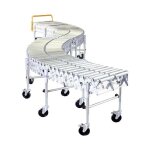 Stockman - convoyeur flexible  rouleaux long. 940 - 2350 mm larg. 600 mm - fwb - 38 - 60x2
