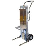 Stockman - diable / gerbeur monte - escaliers �lectrique 170kg alu avec bras rotatif - sme170