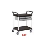 Stockman - servante 250 kg 3 plat. 680x450 + 2 tiroirs - s3t Stockman - servante 250 kg 3 plat. 680x450 + 2 tiroirs - s3t