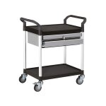 Stockman - servante 250 kg 3 plat. 680x450 + 2 tiroirs - s3t Stockman - servante 250 kg 3 plat. 680x450 + 2 tiroirs - s3t