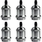 Stoex lot de 6 vintage led lighting e27 edison douille ampoule support de lampe suspension plafonnier ... Stoex lot de 6 vintage led lighting e27 edison douille ampoule support de lampe suspension plafonnier ...