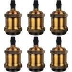 Stoex lot de 6 vintage led lighting e27 edison douille ampoule support de lampe suspension plafonnier ... Stoex lot de 6 vintage led lighting e27 edison douille ampoule support de lampe suspension plafonnier ...