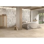 Stone by stone - gr�s c�rame - pierre neuve - cr�me - margelle 40x60x5 - antid�rapant