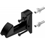 Store menuiserie - arr�t automatique, noir, aluminium, ep. 5 � 50, pour volet battant bois et pvc