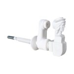 Store menuiserie - arr�t de volet battant, t�te de berg�re, blanc, � visser, but�e r�glable 22 � 115 ...