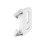 Store menuiserie - g�che plate en feuillure, pour serrure modulox � p�ne levant, fermeture pour portail ...