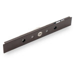 Store menuiserie - serrure plate, 2 pivots, ep. 13 � 15 mm, brun, pour volet � tirage direct, fermeture ...