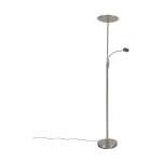 Strela - led dimmable lampadaire avec lampe de lecture variateur inclus - 1 lumi�re - h 1800 mm - acier ...