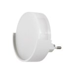 Veilleuse prise led 1w ronde avec capteur cr�pusculaire 220v - silamp