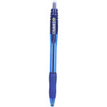 Stylo � bille flexible avec clip et pointe 1. 0mm bleu - fourniture de bureau