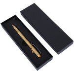 Stylo bille portable en laiton classique avec clip, id�al pour activit�s ext�rieures et tactiques