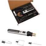 Stylo coupe - mousse sans fil � fil chaud, chauffe 5s avec led. pour d�coupe polystyr�ne, soudure �lectronique ...