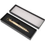 Stylo � encre gel m�tal laiton r�tro pour bureau et �cole, fournitures de signature professionnelle