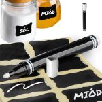 Stylo d'�tiquettes � craie effa�able pour autocollants de r�cipients, pots, lavable