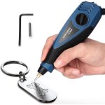 Stylo graveur 25 w 6 vitesses pour m�tal, bois, verre et plastique, outil de gravure portable avec m�che ...
