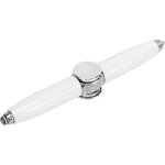 Stylo gyroscope lumineux � led pour d�tente - stylo bille anti - stress avec lumi�re (blanc)