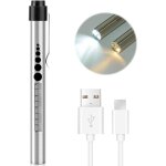 Stylo infirmiere, rechargeable led stylo lumi�re m�dicale, lumi�re chaude et blanche, stylo lampe m�dicale, ...