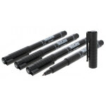 Stylo marqueur noir indlbile x4