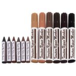 Stylo de r�paration pour meubles et panneaux - lot de 12 multicolores