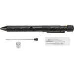 Stylo de survie tactique pour camping - �criture fluide, haute r�sistance et lampe led int�gr�e