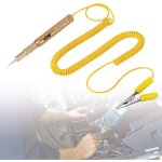 Stylo testeur de circuit de automobile dc 6v 12v 24v avec ampoule led rouge vert lampe temoin convient ...