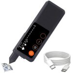 Stylo testeur de diamants avec pile 9v ultra - durable d�di�e (6f22), sortie puissante.