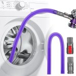 Suceur pour dyson v6 v7 v8 v10 v11 v12 v15, 80cm flexi suceur plat, embout suceur plat flexible accessoire, ...