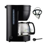 Suinga - cafetire filtre lectrique, 0, 75 l soit 6 tasses, machine  caf, systme anti goutte, porte ...