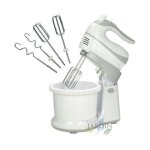 Suinga - batteur lectrique 500 w avec bol et support, prep mix + batteur lectrique 500 w avec fouets, ...