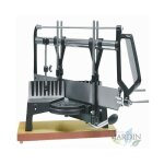 Suinga - scie  onglets radiale mtal avec guide 55 cm, systme de glissire intgr, rglage d'angles ...