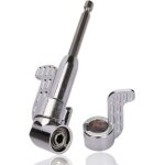 Vurahome - sun flower visseuse coud�e 1 / 4  renvoi d'angle 105� tige hexagonale tournevis de vissage(argent) ...