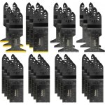 Sunxury - 28pcs lames de scie oscillantes, 6 lames de scie oscillante en titane, coffret des accessoires ...