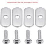 Sunxury - acier inoxydable 316 kayak rail rail vis �crous de piste mat�riel kayak montage remplacement ...
