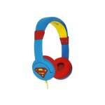 Otl technologies dc comics superman man of steel �couteurs avec fil arceau musique bleu, rouge, jaune ...