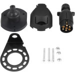Support d'adaptateur de connecteur de prise de prise de remorque 12n 7 broches pour barre de remorquage ...