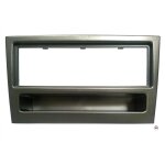 Support autoradio 1din compatible avec opel renault ap00 - anthracite - avec vide poche