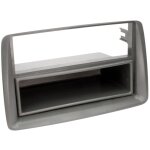 Support autoradio gris compatible avec fiat panda 03 - 12