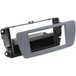 Support autoradio compatible avec seat ibiza 6j gris conamera 1din avec vide poche
