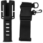 Support de canne � p�che r�glable pour ceinture, l�ger et portable avec crochets, id�al pour la p�che ...