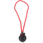 Support de chapeau cowboy � ventouse avec corde, d�cor v�hicule et maison, porte rouge