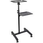 Com support / chariot mobile pour projecteur et ordinateur portable - support portable robuste pour projecteur ...