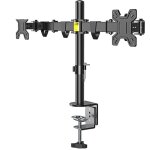 Support double �cran 17'' - 27'', bras de fixation pour �cran d'ordinateur, charge jusqu'� 9, 9 kg par ...