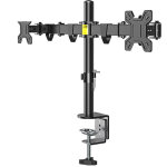 Support double �cran 17'' - 27'', bras de fixation pour �cran d'ordinateur, charge jusqu'� 9, 9 kg par ...