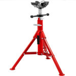 Support de douille avec tete en v de 28 po a 51. 5 po de type 1107a a transfert a 2 billes et pieds repliables ...