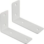 Support �tag�re murale, fixation flottante support avec finition en acier inox, support d'angle brace ...