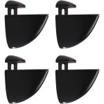 Support d'�tag�re en verre r�glable, 4 pi�ces support etagere verre, pince verre r�glables en alliage ...
