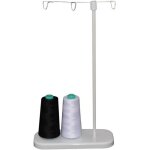 Support de fil de bobines blanc support de bobine c�ne machine � coudre en fil de fer support de bobine ...