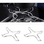 Support gaziniere gaz 2 pi�ces, universel support pour cuisini�re, cuisini�re � gaz de support, r�ducteurs ...
