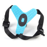 Support pour harnais de mentonni�re de casque moto, compatible sjcam et xiaomi yi pour cam�ras d'action. ...